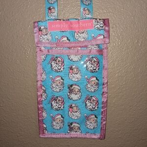 Simply Southern Santa Theme Passport/ID Holder